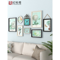 美式装饰画沙背景墙餐厅墙面装饰北欧墙画客厅饭厅现代简约挂画