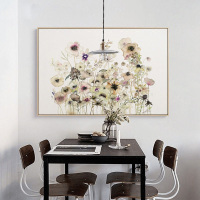 仟象映画美式餐厅客厅装饰画轻奢卧室挂画艺术壁画水彩 崔思群