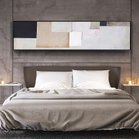 现代抽象装饰画卧室床头画 客厅沙背景墙画 办公室酒店挂画横幅