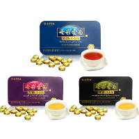 七彩云南小金沱 尚品45克+天香45克+糯香45克 生熟普洱三盒