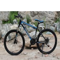 山地车自行车成人男女变速双碟刹减震超轻学生越野单车青少年整车