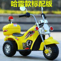 儿童电动车三轮摩托车灯光音乐可坐人电瓶男女宝宝玩具充电0-4岁