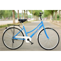 复古轻便自行车女式24寸男士女士26寸淑女学生休闲车通勤普通单车山地自行车单车零件配件骑行装