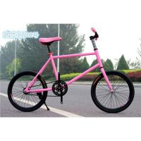 小死飞20寸小刀倒刹死飞自行车男女款迷你时尚小轮单车