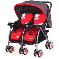 宝宝好双胞胎婴儿推车可坐可躺可折叠轻便二胎车双人手推车婴儿车