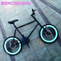 死飞自行车迷你20寸小轮单车男女学生款式双碟刹彩色复古