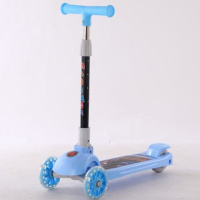 滑板车可折叠升降儿童三轮音乐闪光男孩女宝宝滑滑车单脚踏溜溜车