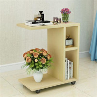 边几移动小茶几简约小桌子迷你角几小方桌沙发边桌边柜卧室床头桌 枫木长50*宽30*高63