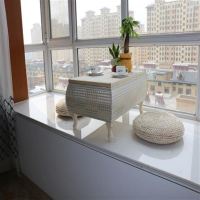 现代中式榻榻米茶几炕桌地桌矮桌小实木桌子阳台飘窗桌简约 小号茶几+2个玉米皮坐垫 整装