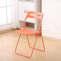 靠背椅折叠餐椅培训椅办公椅电脑椅凳子会议家用椅子宿舍椅休闲椅 经典款桔色