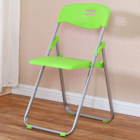 靠背椅折叠餐椅培训椅办公椅电脑椅凳子会议家用椅子宿舍椅休闲椅 加强款绿色