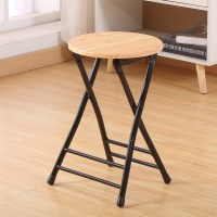 简约折叠椅子凳子靠背椅家用便携椅简易宿舍椅电脑椅培训椅办公椅 双梁凳黑腿黄色
