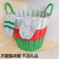 脏字篓装喽塑料脏衣篮大号洗衣篮脏收纳筐脏衣桶收衣服框家用软塑 S(24*18*22)小号 紫色渐变