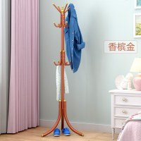 [淘非特]简约家用卧室衣服架子落地挂衣架简易创意衣架衣帽架 豪华款 香槟金