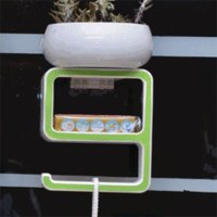 浴室置物架肥皂盒吸盘香皂无痕贴免打孔数字字母厕所卫生间收纳架 绿色【9字】