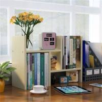 桌上书架置物架桌面儿童书柜简易简约现代学生收纳架办公桌面格架 浅核桃(高端出口型送螺丝刀)