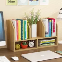 书架简易桌上学生用桌面简约小书柜办公室桌面收纳小书架创意书柜