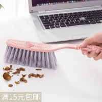 【送挂钩】床刷扫床刷子防尘刷小扫把簸箕套装桌面刷刷床套装 【1件套】床刷 蓝色