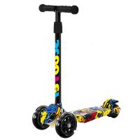 儿童滑板车四轮闪光可升降2-6岁滑行车小孩宝宝男女小孩童车男女儿童初学者