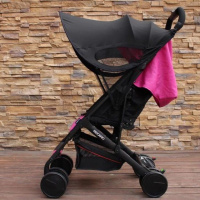 儿童推车配件大全通用婴儿手推车专用全蓬全罩多功能顶蓬伞轻便简易折叠景可坐可躺大空间高观减震式超轻小遮阳伞夏天凉席