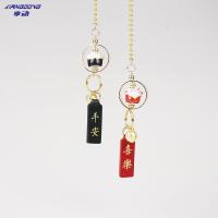 享动汽车挂件 车内吊饰新款猫金色车内挂饰潮可爱漂亮内饰 猫+平安喜乐+铃铛