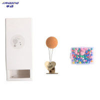 享动汽车临时停车卡挪车牌电话号码牌卡通个性临时停靠移车车载装饰女 love旅行气球材料包