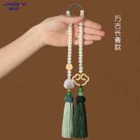 享动汽车挂件符车内饰品莲花菩提车载后视镜吊饰吊坠网红女 万古长青款