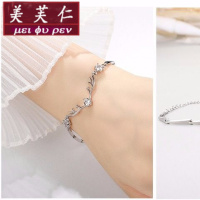 美芙仁一鹿有你手链情侣一对韩版学生个性简约森系网红手串男女鹿角