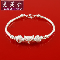 美芙仁设计手链可爱狐狸纯银手环女旺姻缘招桃花运手镯生日