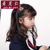 美芙仁饰季抖音网红可爱女童头饰公主发饰宝宝卡通一字夹学夹边夹刘海夹