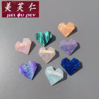 美芙仁饰季甜美少女心发夹可爱发饰女日系刘海夹简约网红爱心鸭边夹头饰