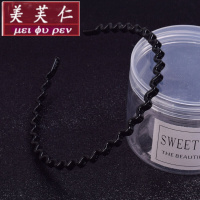 美芙仁男女通用带齿防滑舒适塑料男箍韩版男士男式发箍潮人寓意