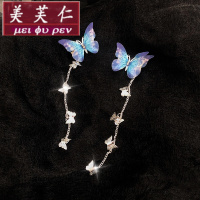 美芙仁饰季古苏蝴蝶发夹边夹少女韩国ins网红刘海夹子头饰仙女森系超仙