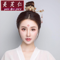 美芙仁饰季汉服头饰簪钗冠古风发饰簪子汉元素束发发簪发冠抖音拍照古装配饰