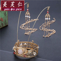 美芙仁饰季汉服头饰发冠女古风简约发饰古装复古流苏发簪子饰品2020新款发夹