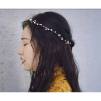 美芙仁景甜同款发饰珍珠发箍礼服旗袍新娘复古仙女超仙森系编发头饰