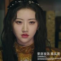 美芙仁景甜张满月同款发箍发饰发夹复古森系珍珠水钻头饰