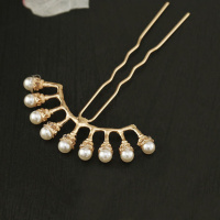 美芙仁汉服头饰古风发饰发冠套装明制古装发饰珍珠发排发钗五排u钗簪子