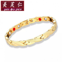 美芙仁磁石能量龙纹手链男生女生情侣钛钢手链日韩版潮男寓意