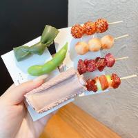 儿童趣味搞怪仿真食物发夹个性发夹女童侧边刘海夹卡碎发头饰发卡七夕情人节520 虎年