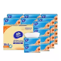 维达超韧抽纸家用卫生纸巾3层120抽30包整箱实惠装面巾纸餐巾纸