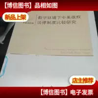 数字环境下中美版权法律制度比较研究