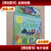 Fuzzy Ocean 富饶的海洋 静电毛绒磁贴游戏书 益智启蒙英语绘本纸