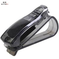 尚朴车载眼镜夹汽车用墨镜支架遮阳板名片卡片夹子收纳夹创意车内用品 黑色单个