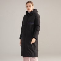 坦博尔2021年新品中长款羽绒服女连帽宽松时尚保暖外套冬TB201880