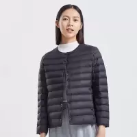 坦博尔2021新款羽绒内恤女短款轻薄多功能领时尚保暖内搭TB210022
