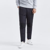 坦博尔2021新品男士羽绒裤舒适松紧裤腰便携束脚防风护膝TA210017