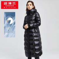 [空姐同款]坦博尔长款过膝羽绒服女加厚鹅绒时尚亮面羽绒服新款外套TW212900