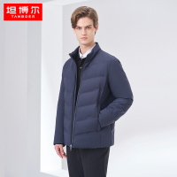 [商场同款]坦博尔22新款羽绒服男短款立领百搭商务休闲直充秋冬外套TA331339