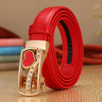 盛世尼曼女士皮带皮扣百搭免打孔腰带女装饰牛仔裤时尚韩版学生裤带